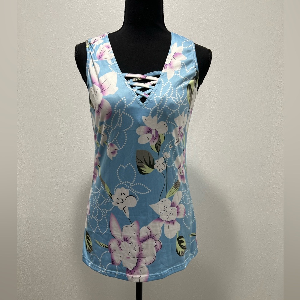 MokingTop Summer Sleeveless Top Size Small